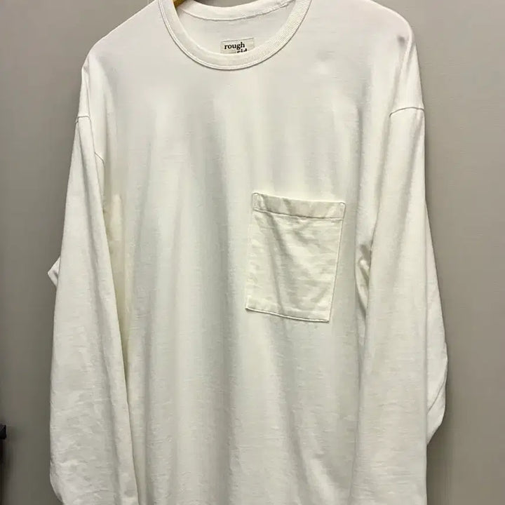 [BUNJANG] Roughside Primary Off-White Pocket Long Sleeve T-Shirt / (2/103)러프사이드 프라이머리 오프화이트 포켓 롱슬리브 티셔츠