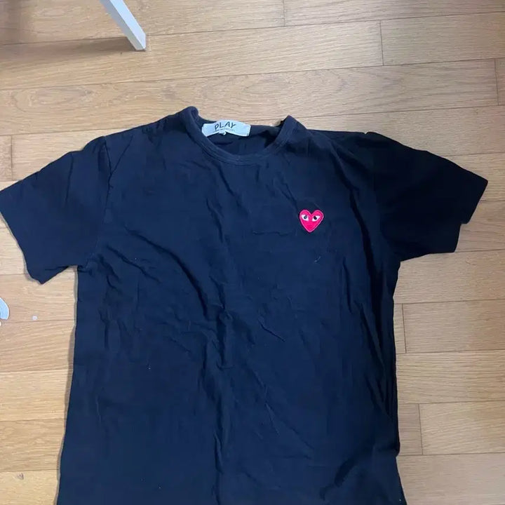 [BUNJANG] Comme des Garçons PLAY Black T-shirt / 꼼데가르송 반팔L