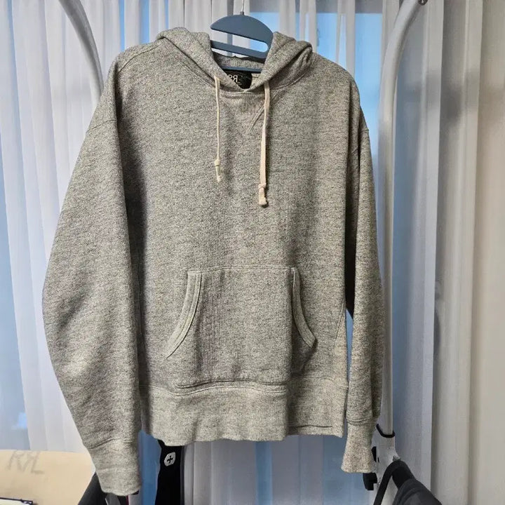 [BUNJANG] RRL Fleece Hoodie Athletic Grey M Size / RRL 플리스 후디, 애슬래틱 그레이 헤더, M size