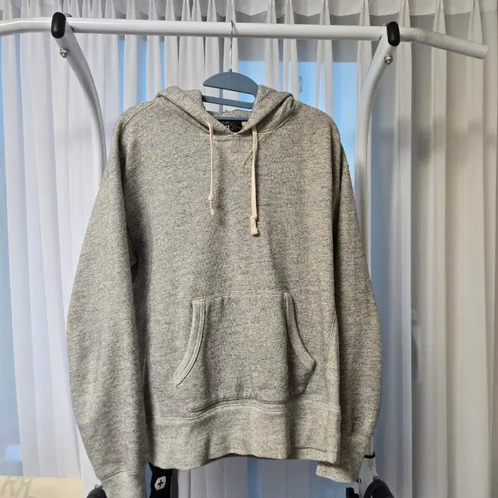 [BUNJANG] RRL Fleece Hoodie Athletic Grey M Size / RRL 플리스 후디, 애슬래틱 그레이 헤더, M size