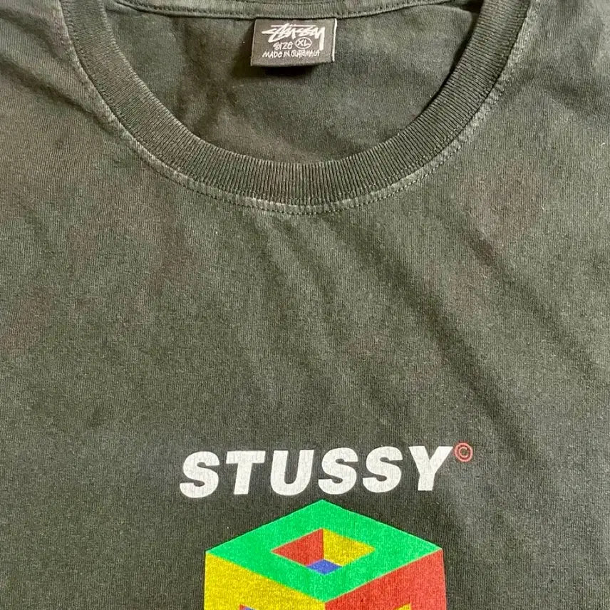[BUNJANG] Stussy Nintendo Parody Short Sleeve T-Shirt Black XL / [급처] XL스투시 반팔 티 블랙 닌텐도패러디