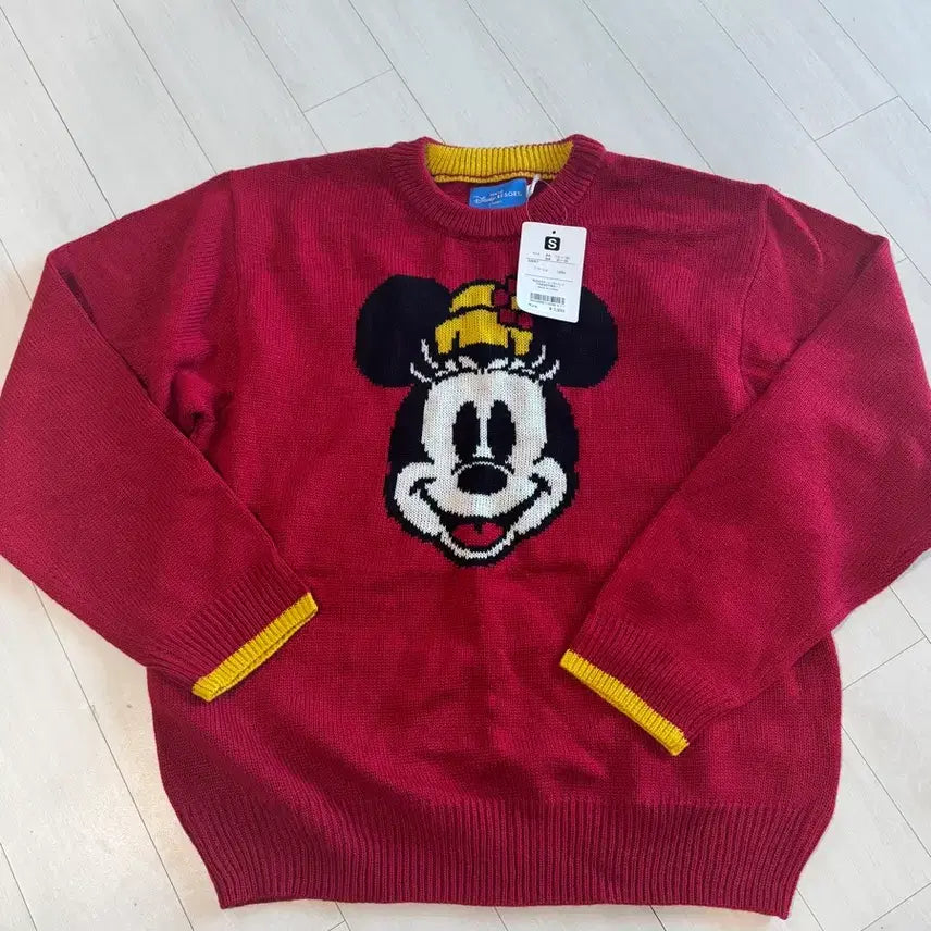 [BUNJANG] Disney Mickey Mouse Knit Sweater (Size S/M) / 도쿄 디즈니 미키마우스 니트 S 사이즈