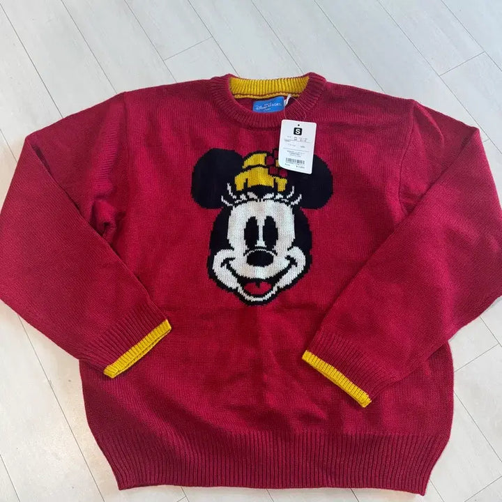 [BUNJANG] Disney Mickey Mouse Knit Sweater (Size S/M) / 도쿄 디즈니 미키마우스 니트 S 사이즈