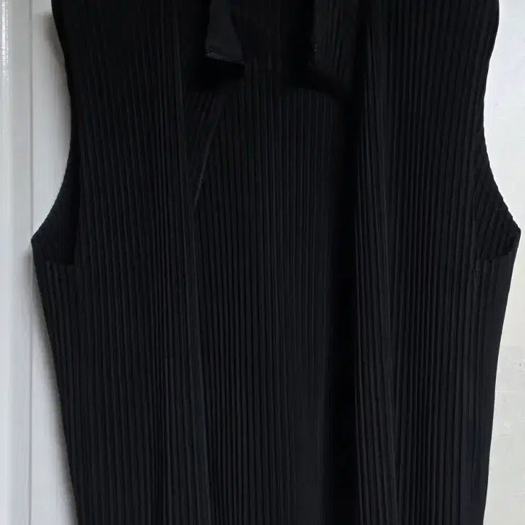 [BUNJANG] Homme Plissé Issey Miyake Zip-Up Vest Black Size 4 / 옴므플리세 이세이미야케 집업 베스트 블랙4사이즈