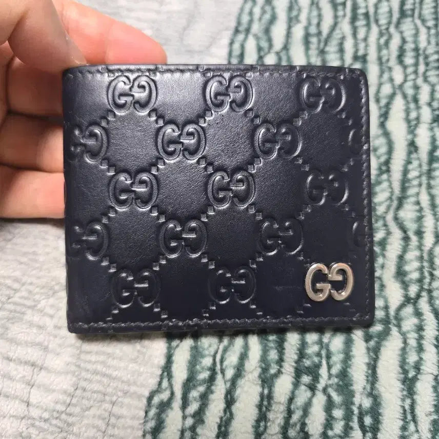 [BUNJANG] Gucci GG Microguccissima Bifold Wallet / 구찌 GG 로고 마이크로시마 반지갑