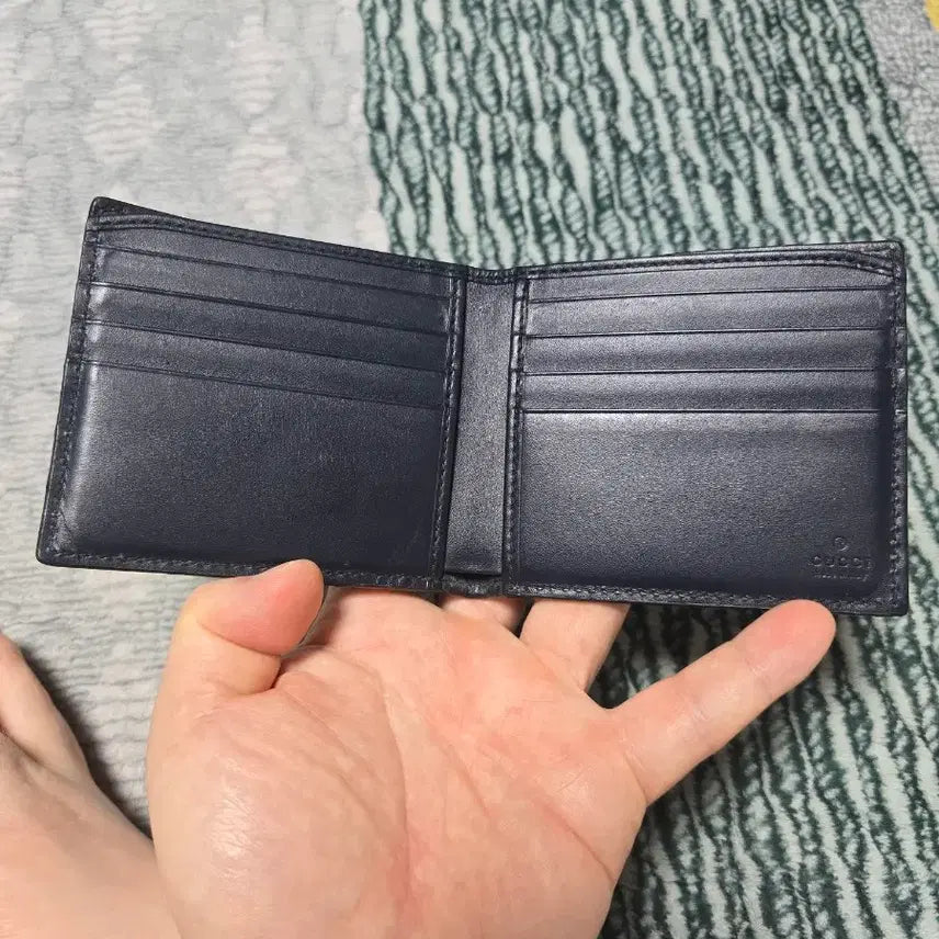 [BUNJANG] Gucci GG Microguccissima Bifold Wallet / 구찌 GG 로고 마이크로시마 반지갑