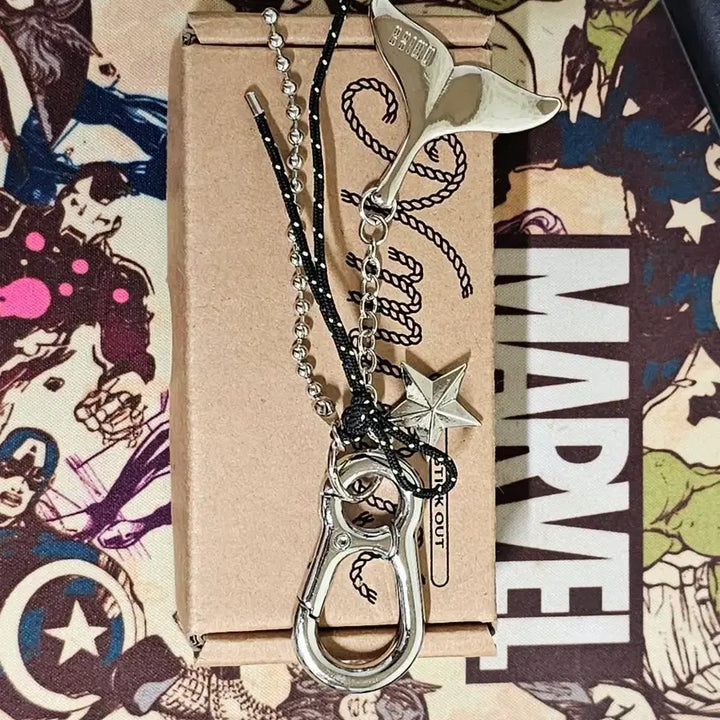 [BUNJANG] NMIXX Fe304 Whale Tail Keyring / 엔믹스 Fe304 고래꼬리 키링