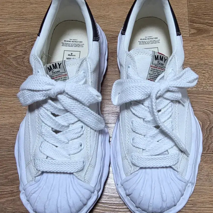 [BUNJANG] Mihara Yasuhiro Blakey White Sneakers Size 43 / 미하라 야스히로 블레이키 화이트 43