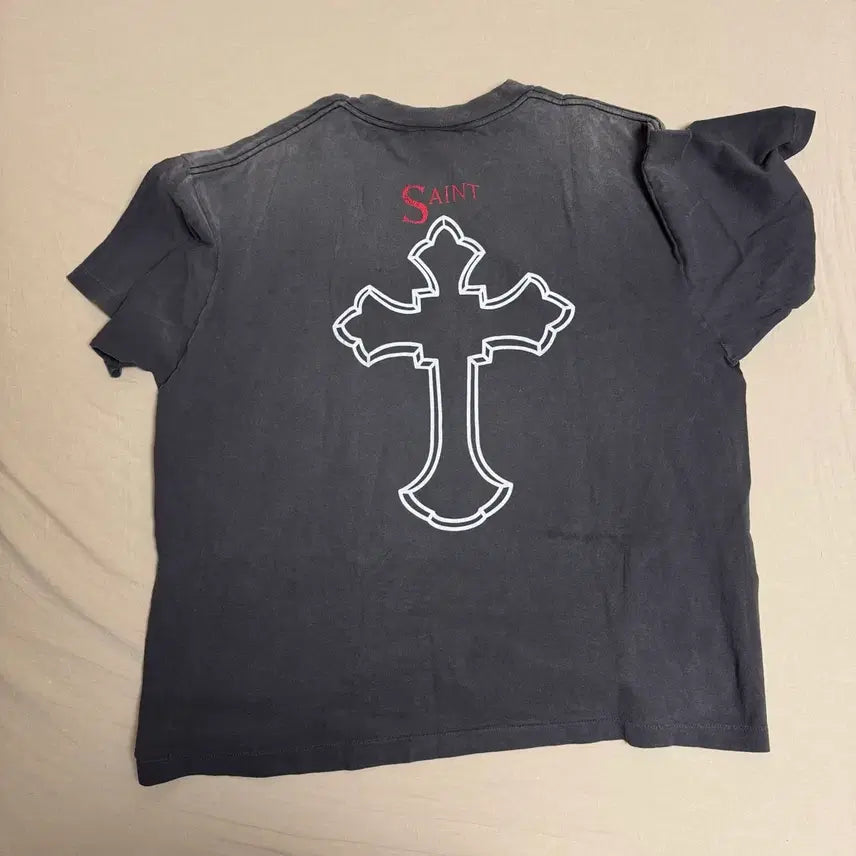 [BUNJANG] Saint Michael Tupac XXL T-Shirt / [XXL]세인트마이클 투팍