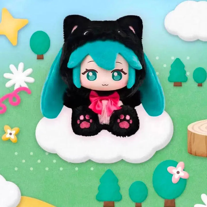 [BUNJANG] Hatsune Miku Forest Animals Gacha Keyring Bundle Set / (일괄) 하츠네 미쿠 피규어 랜덤 인형 숲속의동물 / 가챠 키링 제일복권