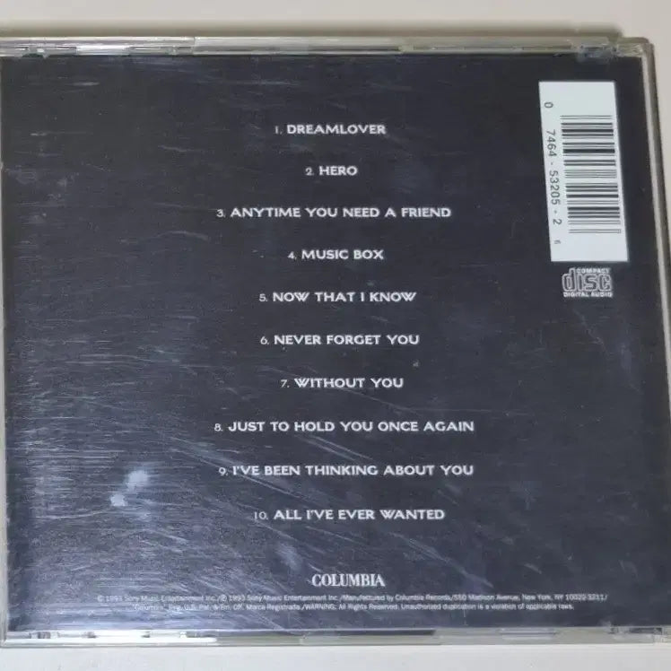 [BUNJANG] Mariah Carey Music Box (Unsealed CD) / 머라이어 캐리 Music Box (개봉 CD)