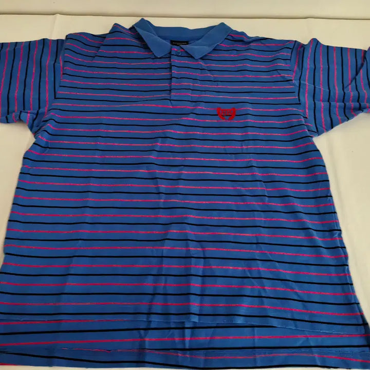 [BUNJANG] Balenciaga Striped Short Sleeve Polo T-Shirt / 발렌시아가 스트라이프 반팔티 티셔츠 카라티