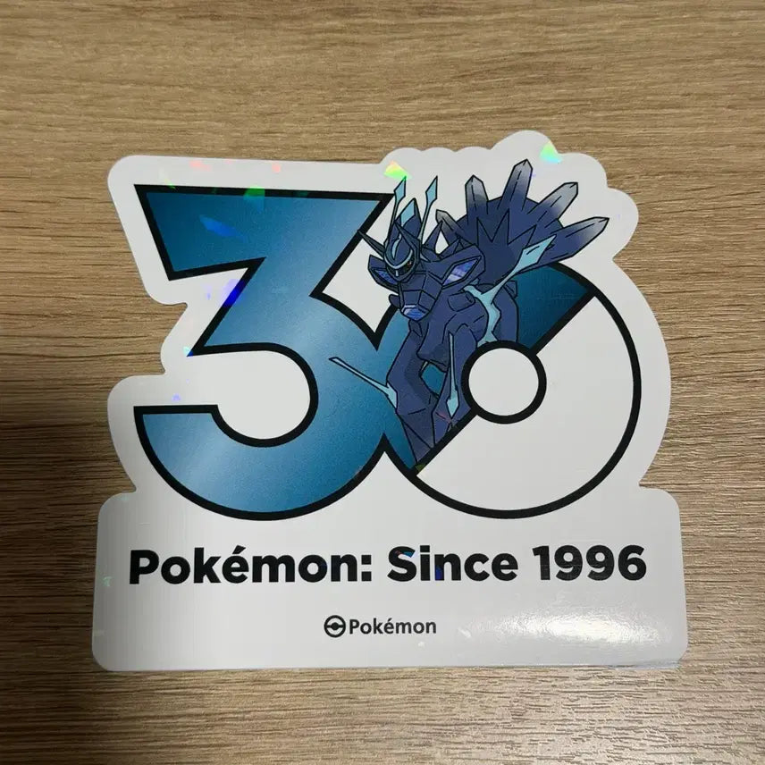 [BUNJANG] Pokemon 30th Anniversary Logo Sticker Origin Dialga / 포켓몬 30주년 로고스티커 오리진 디아루가