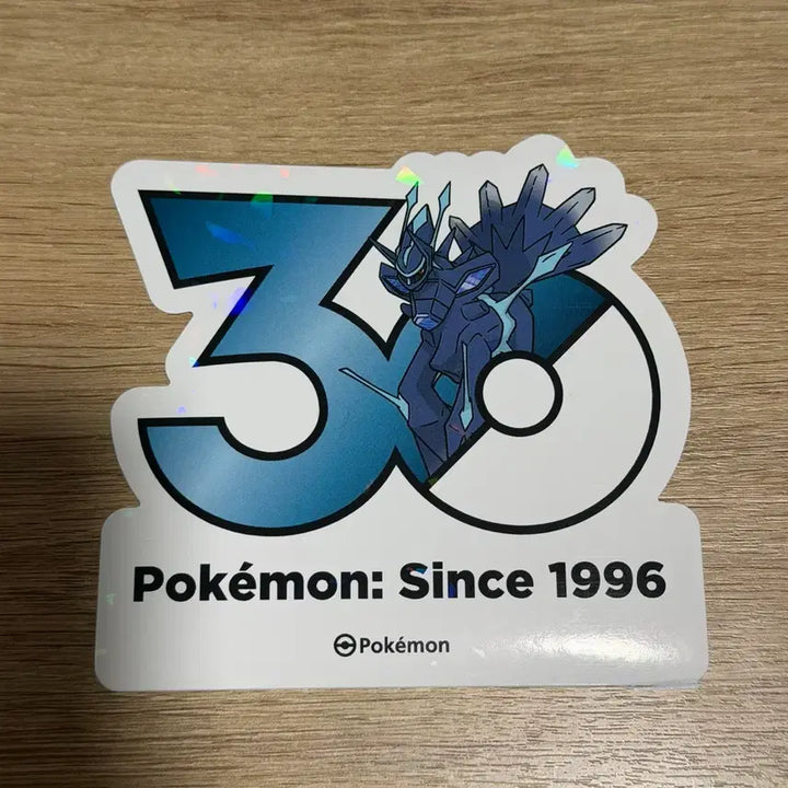 [BUNJANG] Pokemon 30th Anniversary Logo Sticker Origin Dialga / 포켓몬 30주년 로고스티커 오리진 디아루가