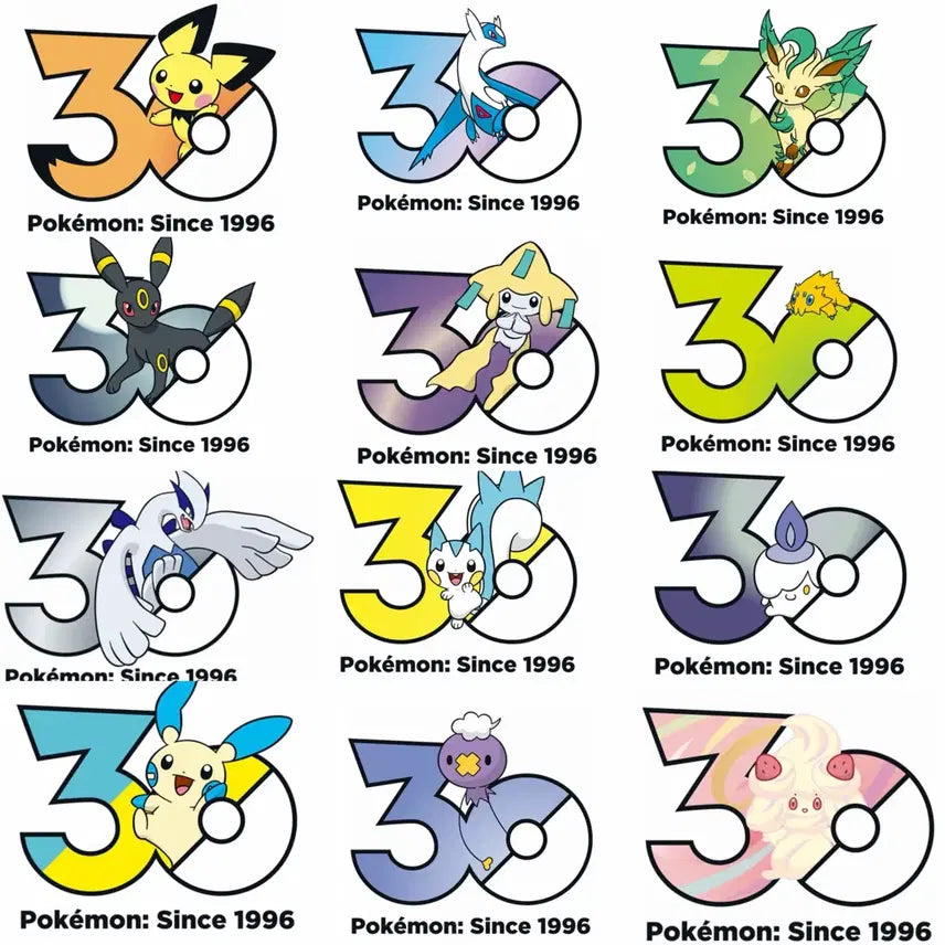 [BUNJANG] Pokemon 30th Anniversary Logo Sticker Origin Dialga / 포켓몬 30주년 로고스티커 오리진 디아루가