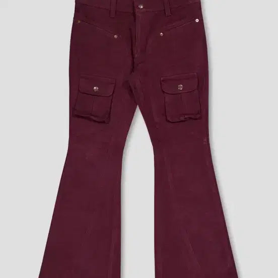 [BUNJANG] Full of Sun Flare Pants Wine XL / 새상품 풀오브썬 플레어팬츠 와인 XL