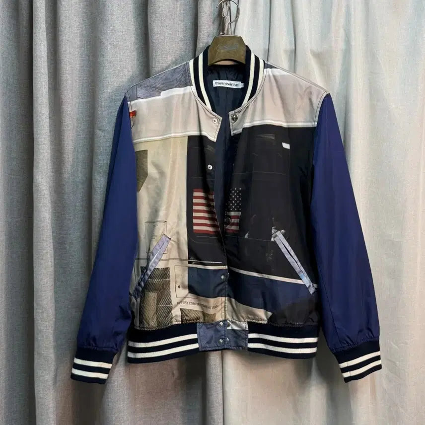 [BUNJANG] Thisisneverthat American Flag Varsity Stadium Jacket (L) / [L] 디스이즈네버댓 성조기 바시티 스타디움 자켓