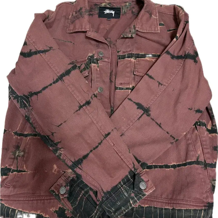 [BUNJANG] Stussy Ripstop Denim Jacket / 스투시 데님 립다이 자캣 청자켓
