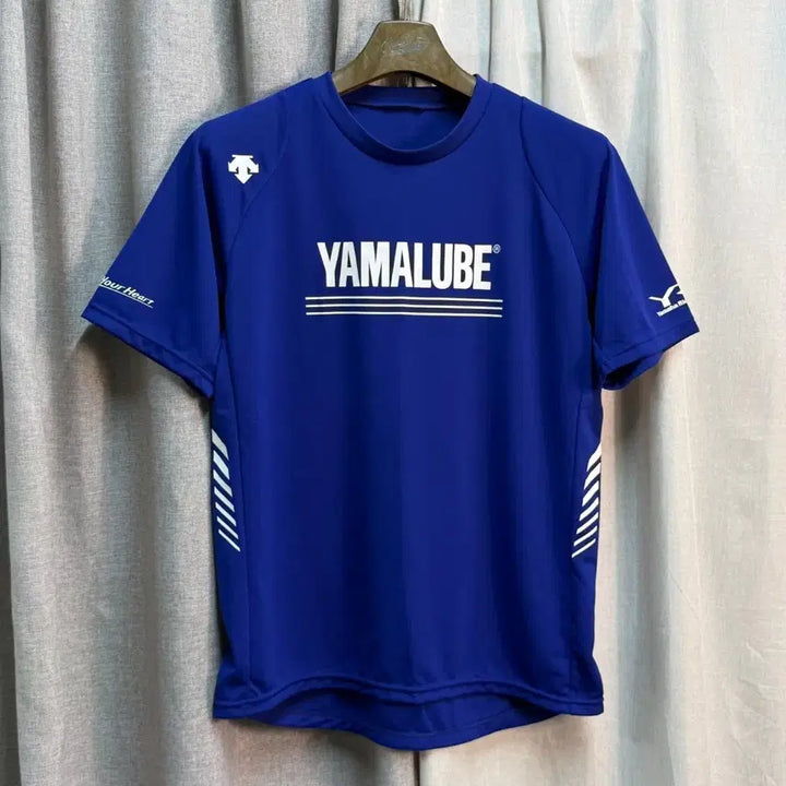 [BUNJANG] Descente Yamalube Racing Short Sleeve T-Shirt / [115] 데상트 야마루브 레이싱 기능성 반팔 티셔츠