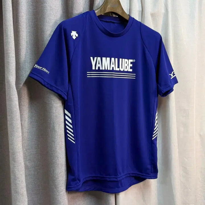 [BUNJANG] Descente Yamalube Racing Short Sleeve T-Shirt / [115] 데상트 야마루브 레이싱 기능성 반팔 티셔츠