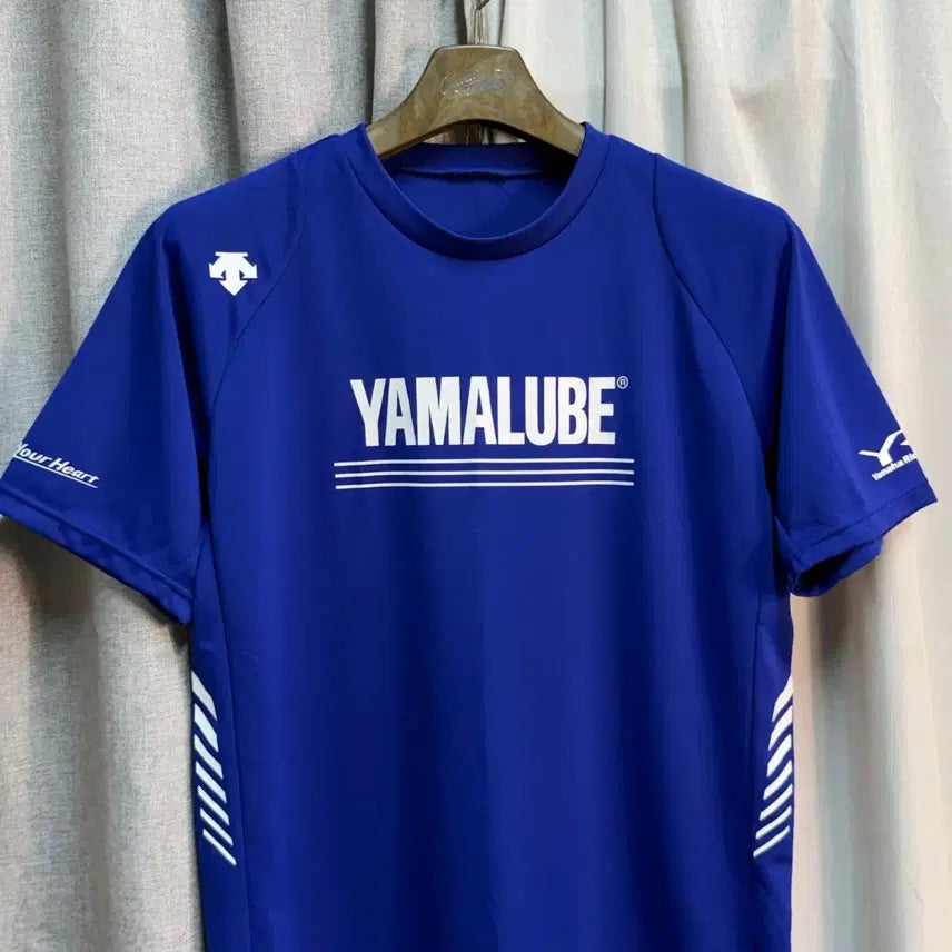[BUNJANG] Descente Yamalube Racing Short Sleeve T-Shirt / [115] 데상트 야마루브 레이싱 기능성 반팔 티셔츠
