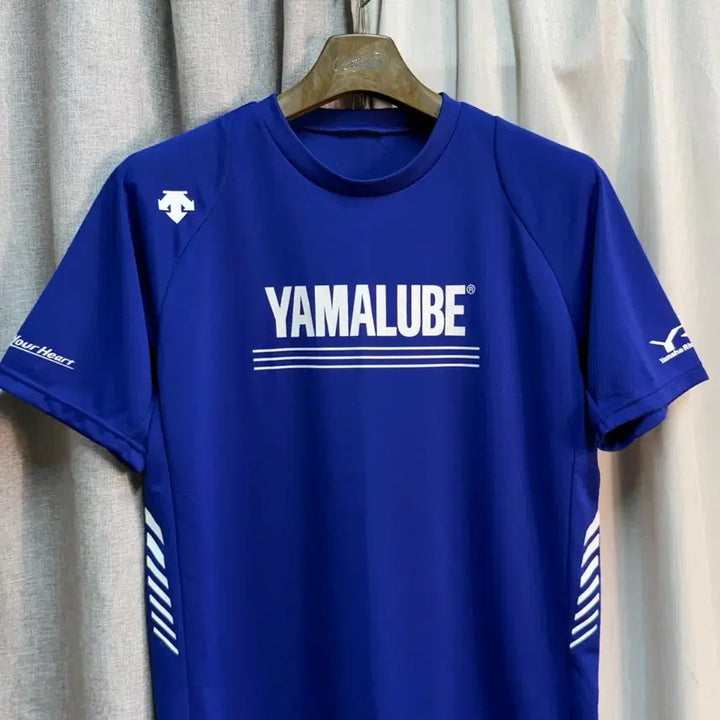 [BUNJANG] Descente Yamalube Racing Short Sleeve T-Shirt / [115] 데상트 야마루브 레이싱 기능성 반팔 티셔츠