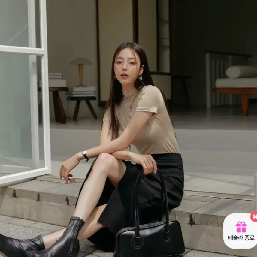 [BUNJANG] Common Unique Slit Long Skirt (Size M) / 커먼유니크 슬릿롱스커트(M)