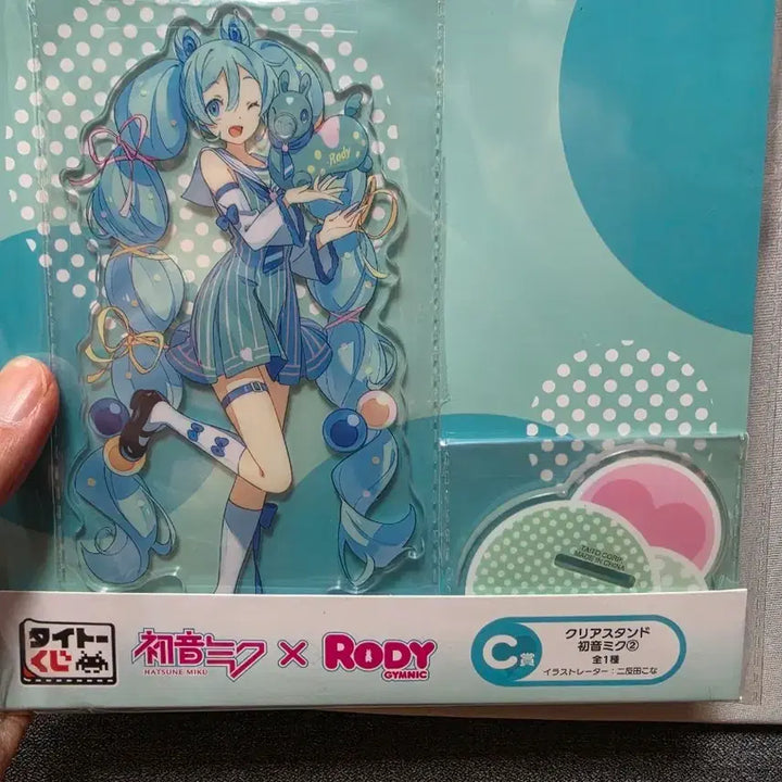 [BUNJANG] Hatsune Miku x Roddy Acrylic Stand (C Prize) + Desk Mat (D Prize) / 하츠네 미쿠 X 로디 아크릴 스탠드 C상 + 장패드 D상