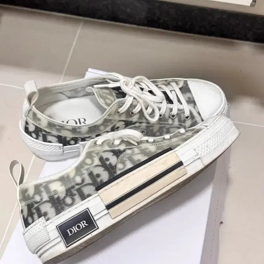 [BUNJANG] Dior Oblique Sneakers / 디올 오블리크 스니커즈 신발 240 245 급처