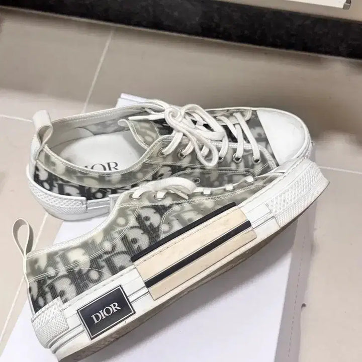 [BUNJANG] Dior Oblique Sneakers / 디올 오블리크 스니커즈 신발 240 245 급처