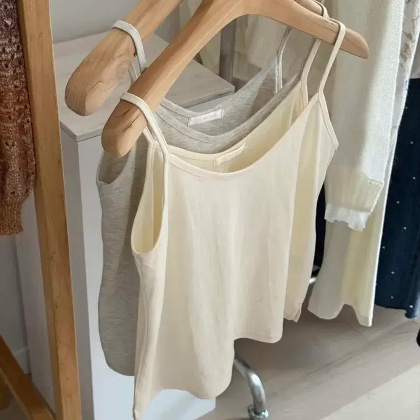 [BUNJANG] In The Buzz Cotton Camisole / 인더바즈 코튼나시(새상품)