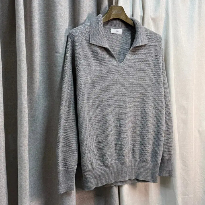 [BUNJANG] Elmood V-Neck Collar Summer Knit (L) / [L] 엘무드 LMOOD 브이넥 카라 여름 니트