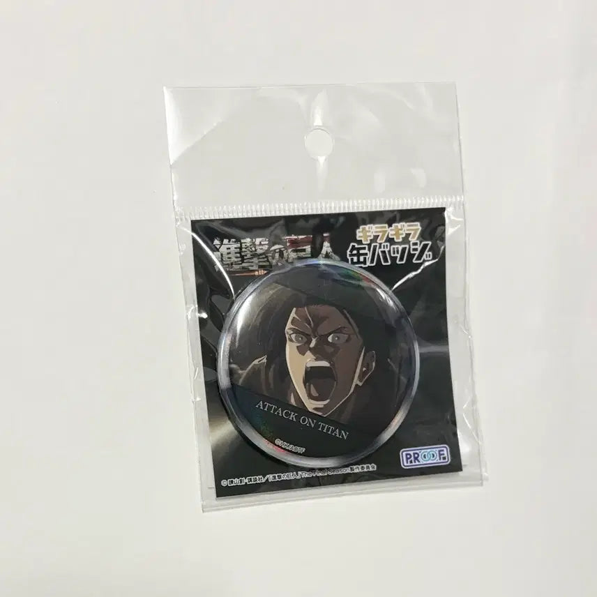 [BUNJANG] Attack on Titan Levi Can Badge / [진격의거인] 리바이 캔뱃지