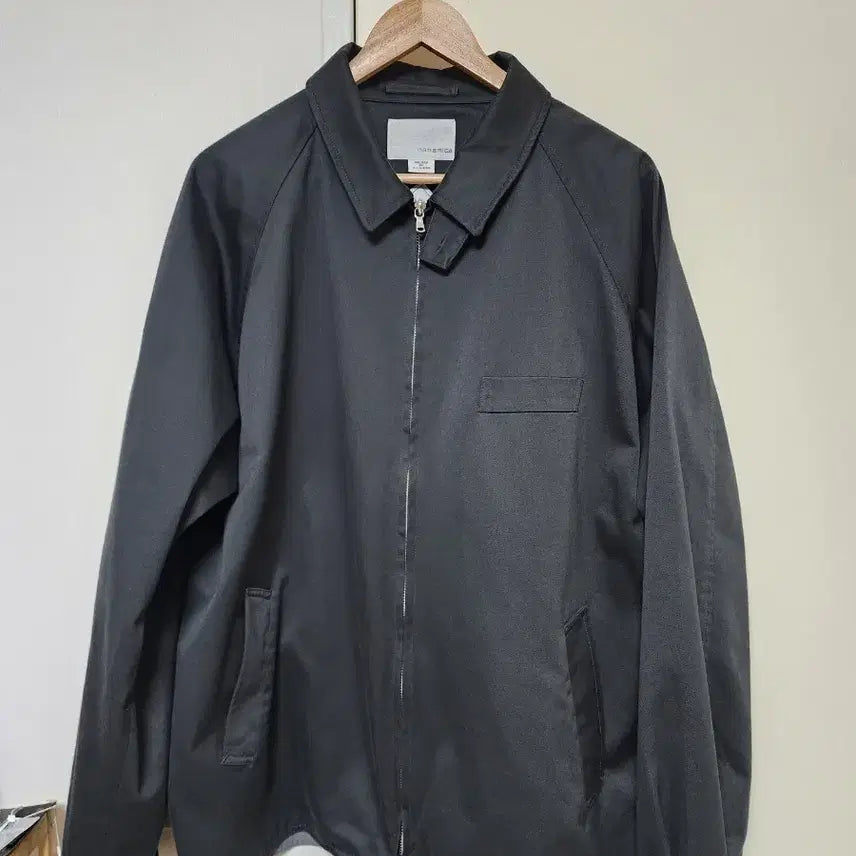[BUNJANG] nanamica GORE-TEX INFINIUM Chino Crew Jacket Black XL / 나나미카 고어텍스 인피니움 치노 크루 자켓 블랙 XL