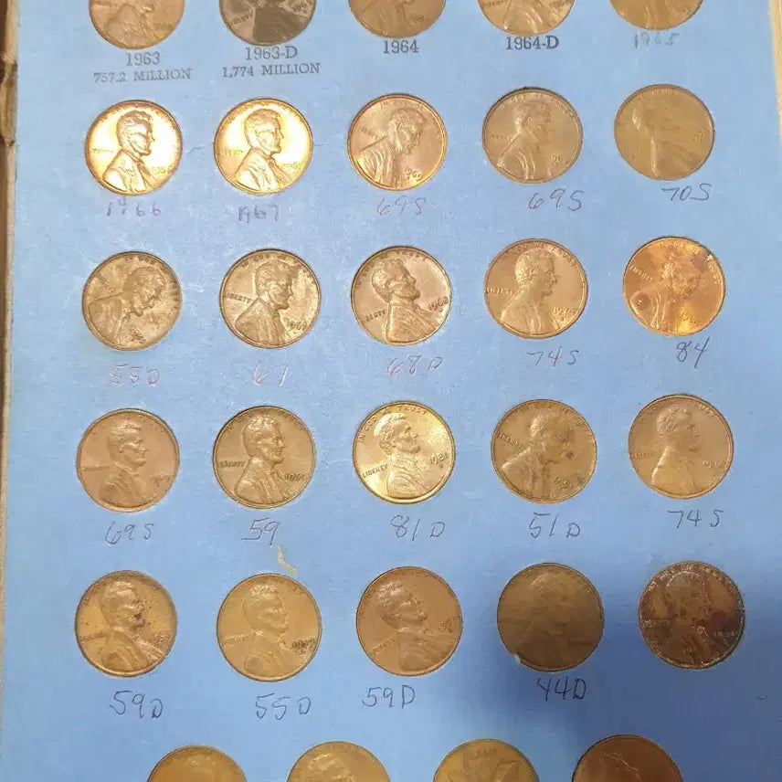 [BUNJANG] Whitman Lincoln Cent Coin Collection Album No. 9030 / Whitman 링컨센트 주화 컬렉션 북 No.9030