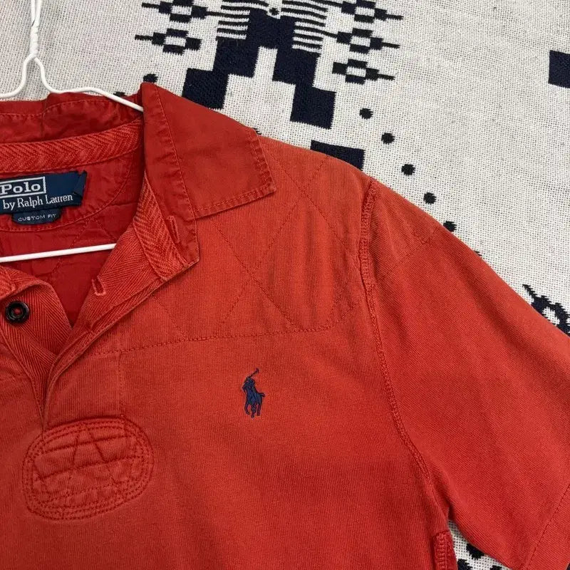 [BUNJANG] Polo Ralph Lauren Rugby T-Shirt - Size L / 폴로 랄프로렌 럭비티 반팔카라티 L P00113