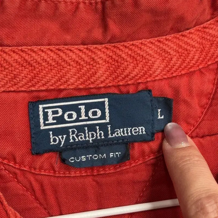 [BUNJANG] Polo Ralph Lauren Rugby T-Shirt - Size L / 폴로 랄프로렌 럭비티 반팔카라티 L P00113