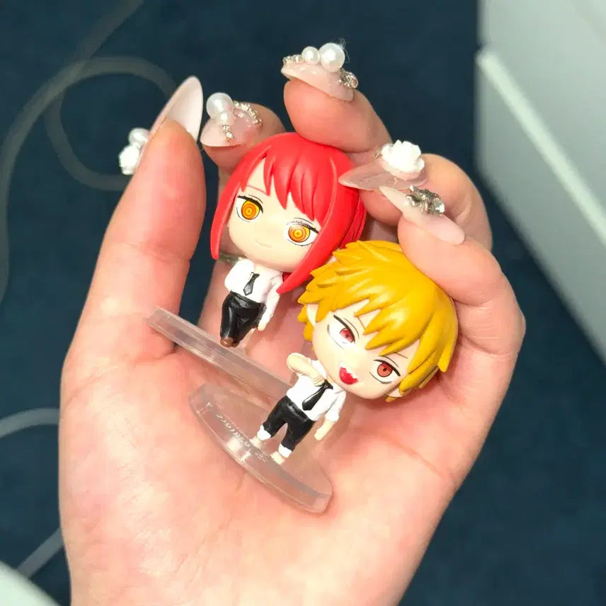 [BUNJANG] Chainsaw Man Makima Denji Figure Gacha Bundle Set / 일괄 체인소맨 마키마 덴지 피규어 가챠