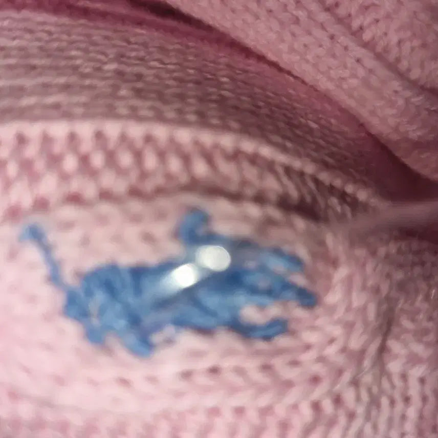 [BUNJANG] Polo Ralph Lauren Pink Cable Knit Sweater Size M / 폴로 랄프로렌 핑크 케이블 니트 M