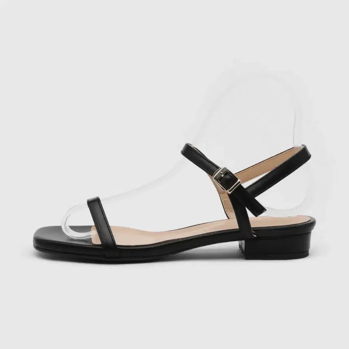 [BUNJANG] SAPPUN Buckle Strap Sandals Black 250mm / 사뿐 버클스트랩샌들(250)