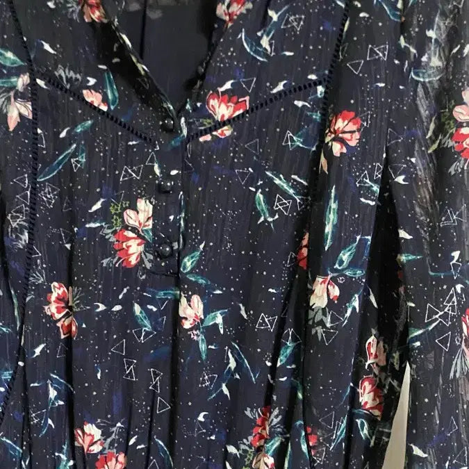 [BUNJANG] Enc Flower Midi Dress Size 55 / Enc 플라워 원피스 55