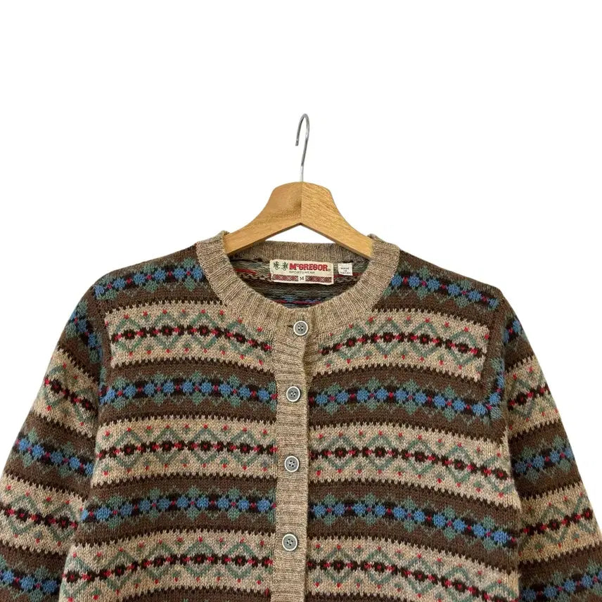 [BUNJANG] McGregor Fair Isle Cardigan M / 맥그리거 페어아일 가디건 M 정품