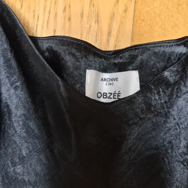[BUNJANG] Objet Black Slip Camisole / 오브제 블랙슬립나시