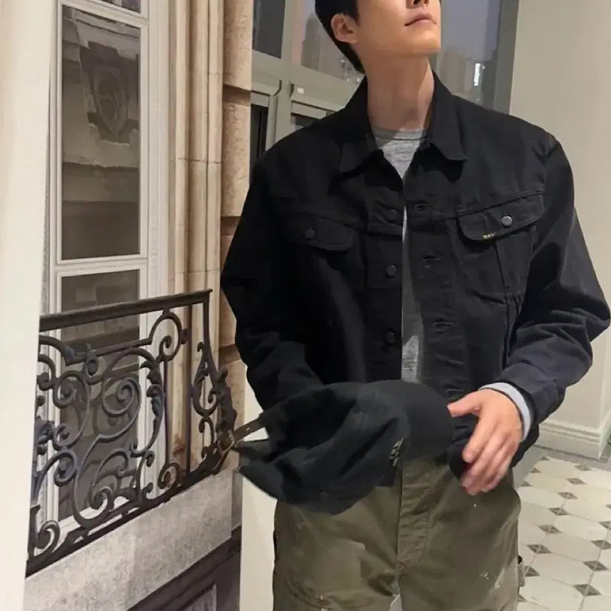 [BUNJANG] RRL Double RL Lot 271 Denim Trucker Jacket Black M / RRL 더블알엘 LOT 271 데님 트러커 재킷 블랙 M 신품 베트남