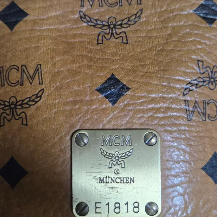 [BUNJANG] MCM Boston Bag Brown Tote Bag / MCM 보스턴백 브라운 토트백