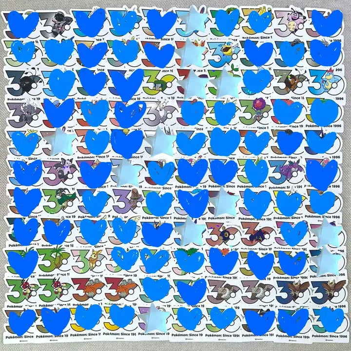 [BUNJANG] Pokemon 30th Anniversary Stickers / [양도, 교환] 포켓몬 30주년 스티커