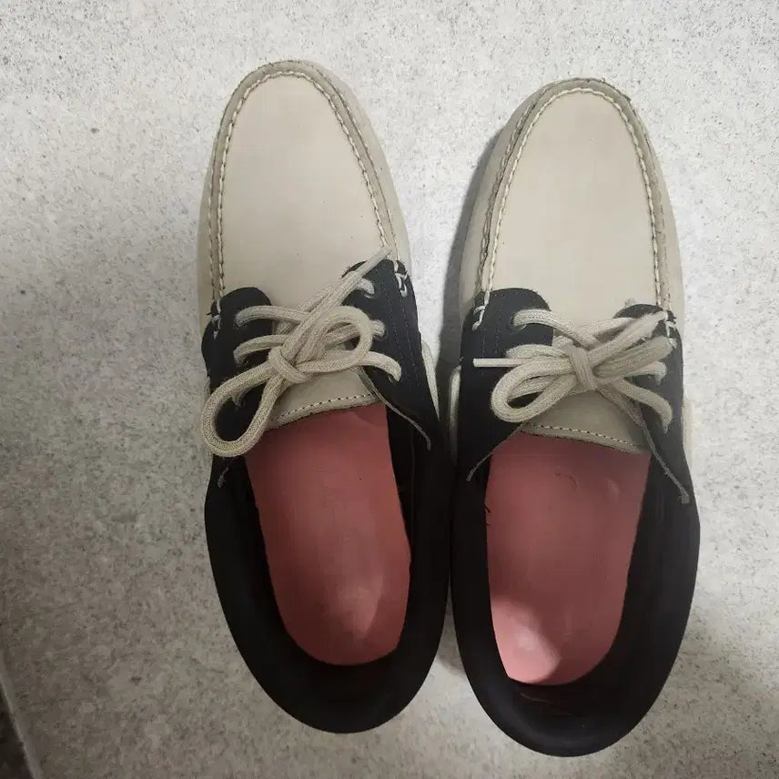 [BUNJANG] Timberland 3-Eye Boat Shoes Beige US 7 / 팀버랜드 3아이 보트슈즈 베이지 255