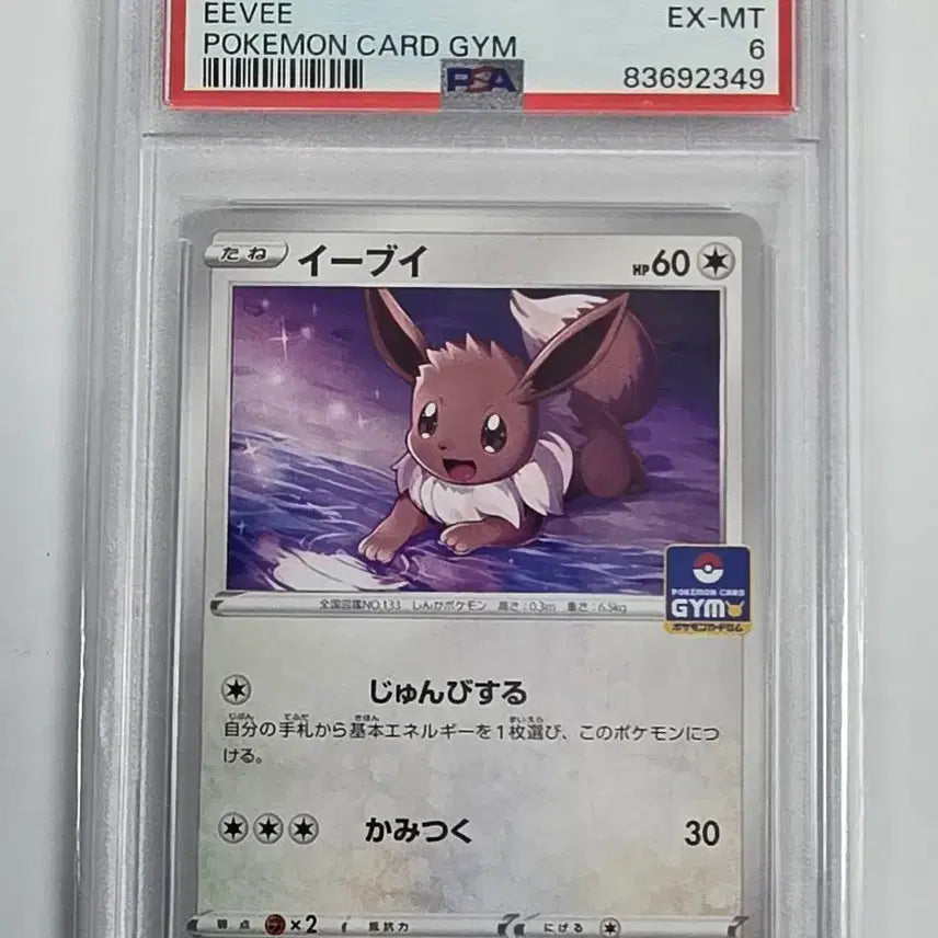 [BUNJANG] Pokemon Card Eevee Gym Promo PSA 6 / 포켓몬 카드 이브이 짐프로모 PSA 6