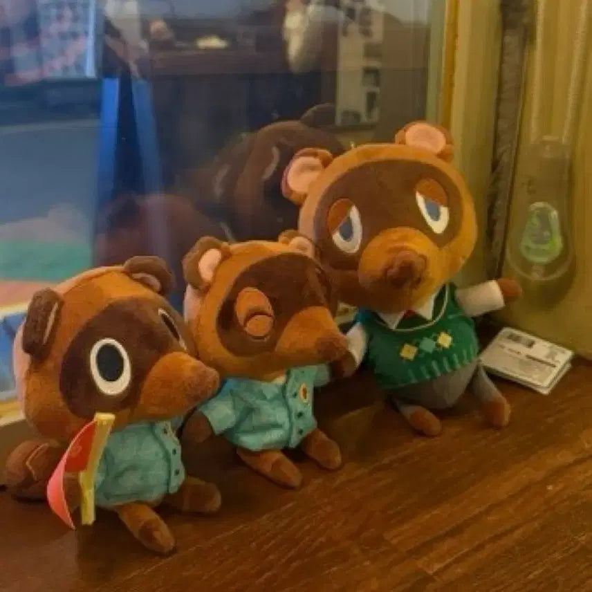 [BUNJANG] Animal Crossing Tom Nook and Isabelle Plush Set / [새상품] 동물의 숲 콩돌이밤돌이 인형