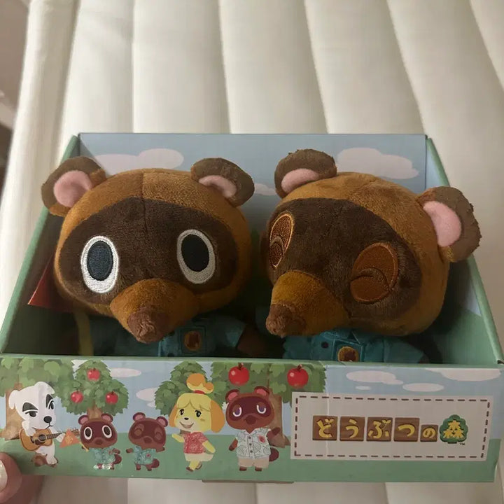 [BUNJANG] Animal Crossing Tom Nook and Isabelle Plush Set / [새상품] 동물의 숲 콩돌이밤돌이 인형
